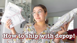 HOW TO  PACKAGE AND SHIP YOUR DEPOP ORDERS [upl. by Landrum]