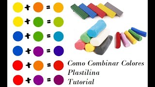 Como combinar colores con plastilina [upl. by Fancie546]