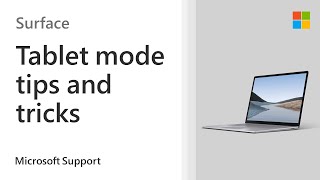 Navigate and get the most of Tablet mode  Microsoft  Windows 10  Surface [upl. by Idna456]