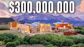 Touring 300000000 of Luxury Colorado Real Estate  Mega Mansion VLOG [upl. by Renaldo]