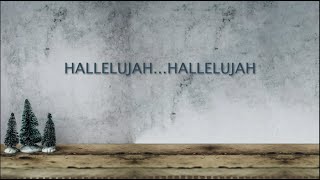 Hallelujah Christmas Version  Lyrics Recorded by  Lydia amp Michael [upl. by Enihpad792]