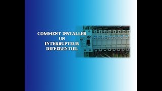 Comment installer un interrupteur différentiel [upl. by Tennaj]