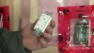 How To Install a GFCI Receptacle [upl. by Rene777]