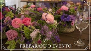 Como hacer arreglos de flores para un evento [upl. by Akenahc119]