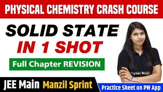 SOLID STATE in One Shot  Full Chapter Revision  Class 12  JEE Main [upl. by Aloek]