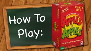 How to Play Apples to Apples [upl. by Ellerd]