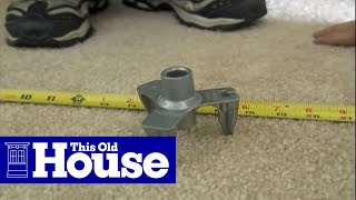 How to Repair Squeaky Floors Through Carpeting  This Old House [upl. by Onej]