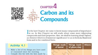 Carbon and its Compounds Class 10 Science Chapter 4 [upl. by Alysia]