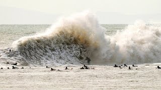 Surfing Mutant Waves at Californias Beast of Backwash Sandspit [upl. by Rento]