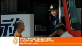 Hostages killed in Manila bus standoff [upl. by Aissyla]