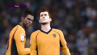 HULL VS SWANSEA PES GAMEPLAY [upl. by Merilyn]