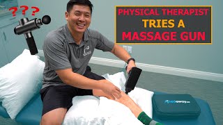 Do Massage Guns Really Help  Physical Therapist Reviews Achedaway Massage Gun [upl. by Mello]