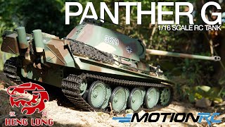 German Panther G  Heng Long TK60 RC Tank  Motion RC Overview [upl. by Ned]