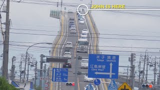 Japans Most Terrifying Bridge Eshima Ohashi [upl. by Edyaw]