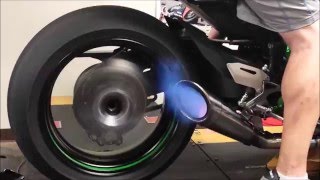 2015 Kawasaki Ninja H2R on the Dyno [upl. by Demetria484]