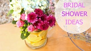 HOW TO HOST A BRIDAL SHOWER  FAVORS FOOD  DRINKS DECOR  MORE  KATIE BOOKSER [upl. by Obeded]