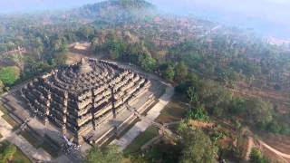 Borobudur Temple Aerial Videography Drone Dji InspireOne  Candi Borobudur [upl. by Matthews345]