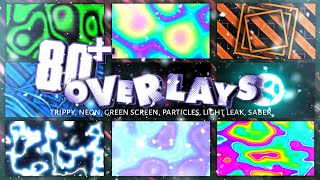 Download Overlays Pack 80 For Edit Saber Effect Trippy Light Leak Particles Free Download [upl. by Duong386]