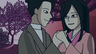 Kuchisake Onna  Japanese Urban Legend Animated Horror Story [upl. by Ferro]