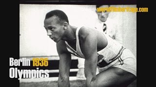 Berlin 1936  Olympics  Olympia  Jesse Owens  filmfootage1 [upl. by Ordnasil]