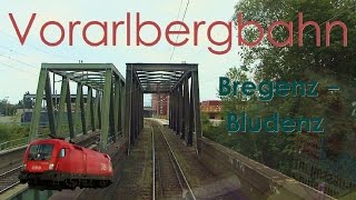 Führerstandsmitfahrt Vorarlbergbahn Bregenz  Bludenz HD  Cab Ride  ÖBB 1116 [upl. by Nadruoj]