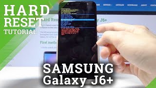 SAMSUNG Galaxy J6 HARD RESET  BYPASS SCREEN LOCK [upl. by Evangeline]