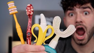 Ranking my EPIC Toothbrush Collection [upl. by Oiralih334]