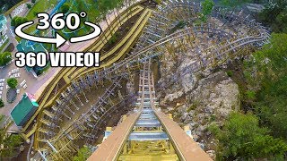 Wildfire 360 Degree Onride Roller Coaster POV VR 360 Kolmarden Sweden [upl. by Akeemat749]