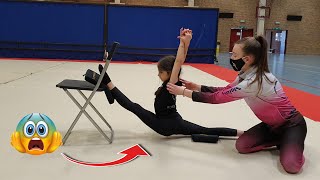 JE DONNE MON PREMIER COURS DE GYMNASTIQUE RYTHMIQUE I TEACH MY FIRST RHYTMIC GYMNASTICS CLASS [upl. by Isadore733]