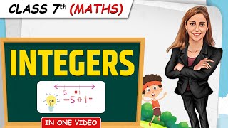 Integers  Full Chapter in 1 Video  Class 7th Maths  Junoon Batch [upl. by Oilalue640]