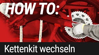 HOW TO Kettensatz wechseln am Motorrad [upl. by Nore]