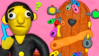 CI SONO PIU LUCCHETTI QUI CHE su HELLO NEIGHBOR  12 Locks Plasticine Room [upl. by Cummine]