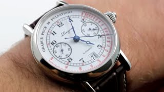 Longines Heritage Pulsometer Chronograph L28014232 Luxury Watch Review [upl. by Leiba]