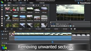 Video Editing Tutorial  Cyberlink PowerDirector 12 [upl. by Aehcsrop]