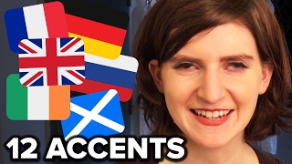 How To Do 12 Different Accents [upl. by Nerual]