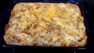 Overnight Christmas Egg Casserole  Holiday Recipes [upl. by Yztim]