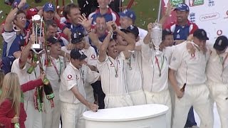 Ashes 2005 highlights  England lift the urn after Oval draw [upl. by Glennon]