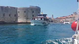 Boat trip from Cavtat to Dubrovnik [upl. by Anidnamra]