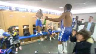 Didier Drogba Celebrates Winning the Premier League [upl. by Orola565]