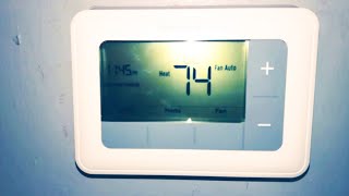 Easy Program T5 7 day programmable Thermostat [upl. by Einnoj418]