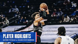 Matisse Thybulle  HIGHLIGHTS vs Golden State Warriors 041921 [upl. by Aleka]