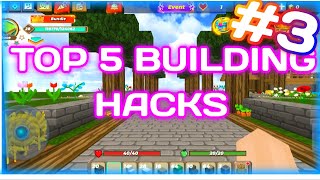 TOP 5 BUILDING IDEAS IN SKYBLOCK BLOCKMAN GO [upl. by Naerad]