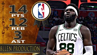 Neemias Queta  14 Pts 12 Reb 3 Ast Full Highlights｜Boston Celtics vs LA Clippers｜20231223 [upl. by Heimlich]