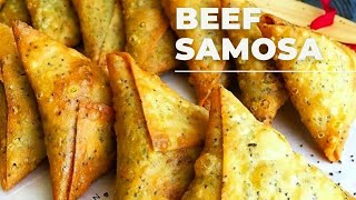 BEEF SAMOSA STEP BY STEP [upl. by Eilahs]