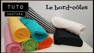 Tuto couture le bord côtes  autres utilisations [upl. by Odey]