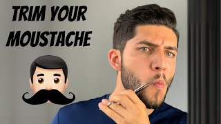 How To Trim Your Moustache Tutorial 2020 [upl. by Brockwell]