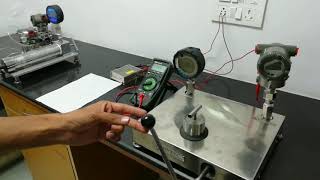 Calibration of Pressure Transmitter [upl. by Nahsad]