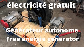 Électricité gratuitegénérateur autonomefree energy generator [upl. by Maroj683]