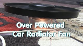 Over Powered Car Radiator Fan [upl. by Cleavland]