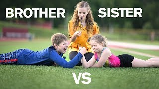 BROTHER vs SISTER Strength Challenge [upl. by Heringer]